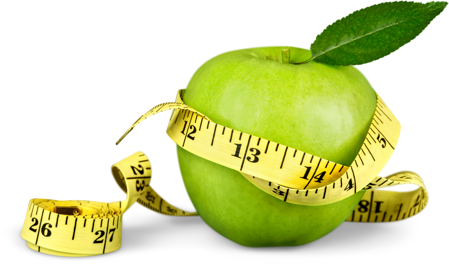 Tape Measure around Apple
